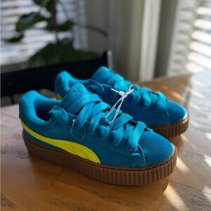 NWT Puma X Fenty Creeper Phatty Suede Sneakers Women’s 8.5
